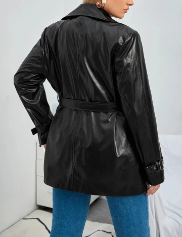 Jacheta Shein Curve, negru, 2XL