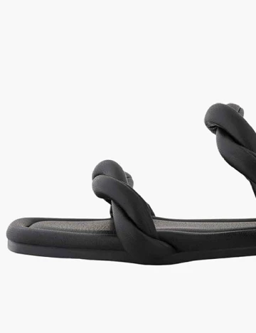 Slapi Pieces, negru Negru