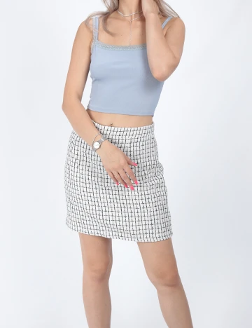 Top SHEIN, albastru, XS Albastru