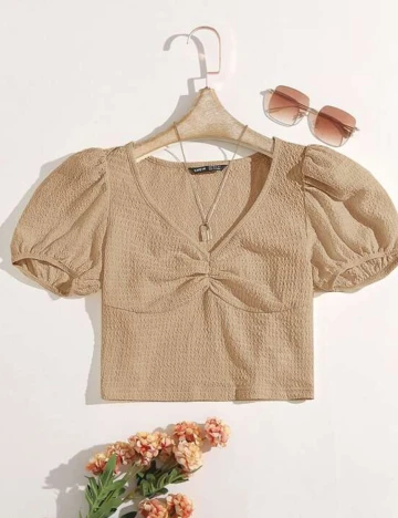 Top SHEIN CURVE, maro, 1 XL