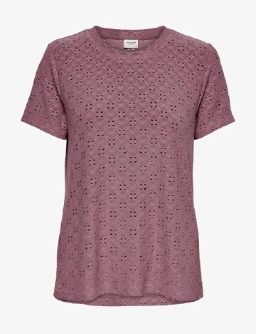Bluza Jacqueline de Yong, roz pudra inchis
