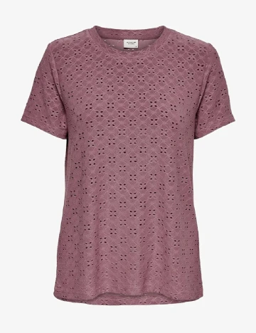 Bluza Jacqueline de Yong, roz pudra inchis