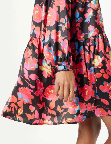 Rochie scurta Pieces, floral