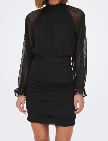 Rochie scurta Jacqueline de Yong, negru, L
