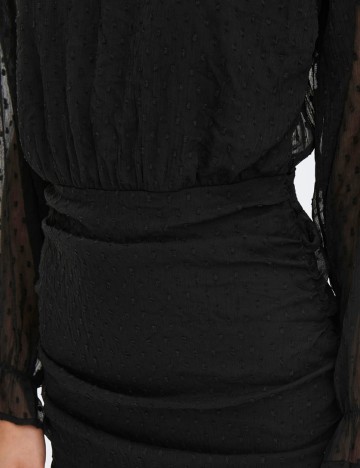 Rochie scurta Jacqueline de Yong, negru, L