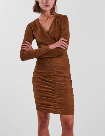 Rochie Pieces, maro