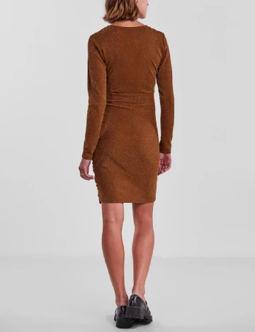 Rochie Pieces, maro