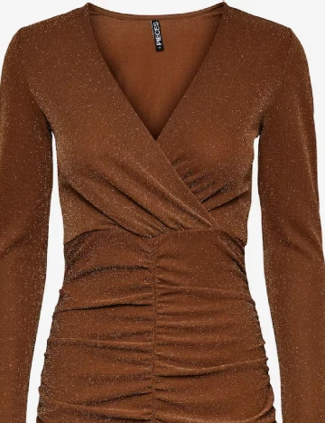 Rochie Pieces, maro