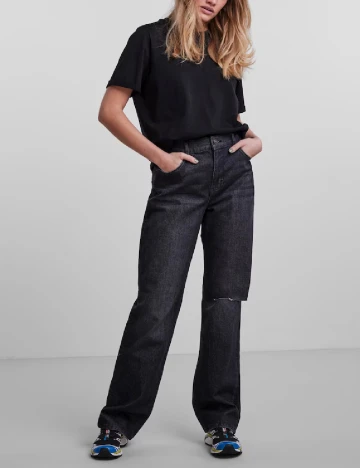 Blugi Pieces, negru, W29/L32