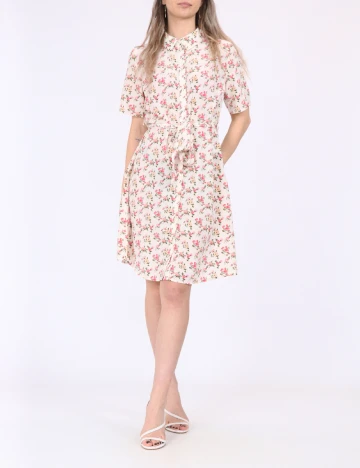 Rochie scurta Pieces, floral, M