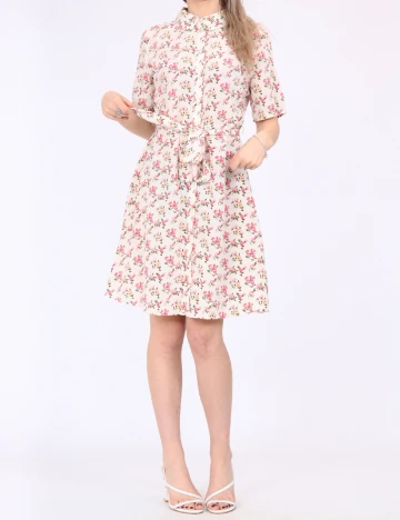Rochie scurta Pieces, floral, M