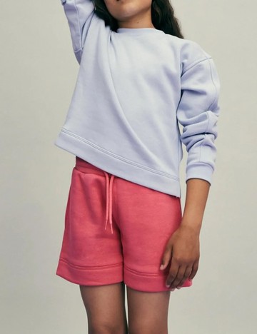 Pantaloni scurti Little Pieces, roz