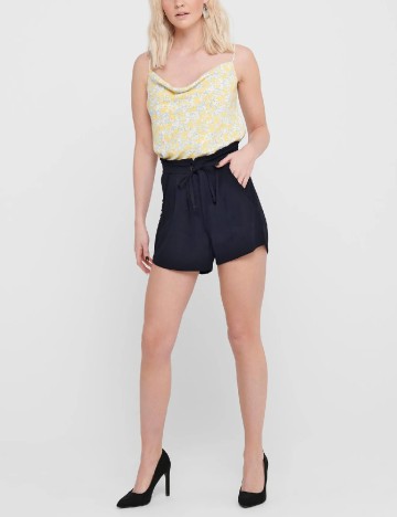Pantaloni scurti Jacqueline de Yong, bleumarin