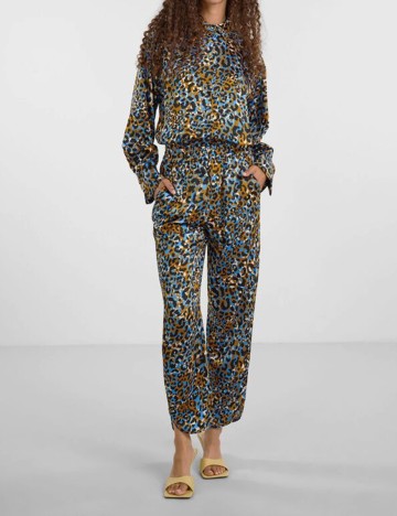 Pantaloni Y.A.S, animal print, S