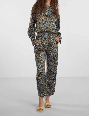 Pantaloni Y.A.S, animal print, S