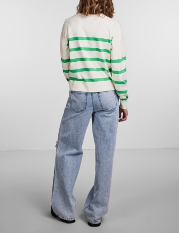 Bluza Pieces, alb, M