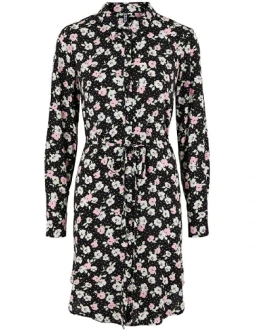 Rochie scurta Pieces, negru, S Negru