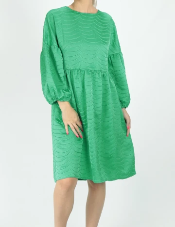 Rochie scurta Pieces, verde