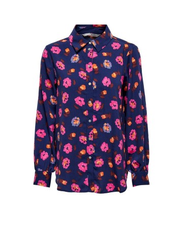 Camasa Only, bleumarin, S