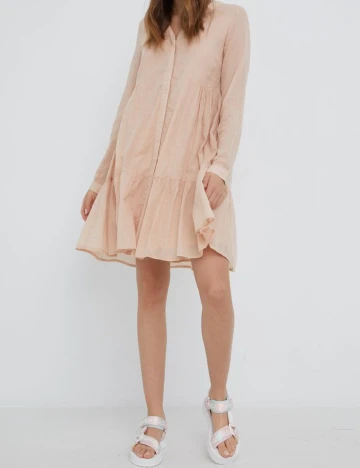 Rochie scurta Y.A.S, crem, S