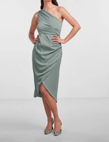 Rochie medie Y.A.S, verde, XL Verde