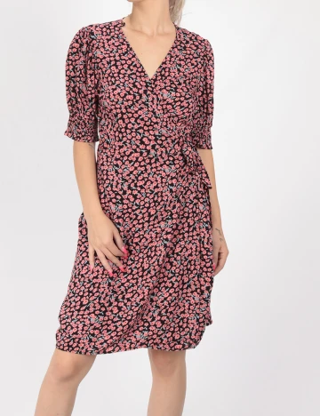 Rochie scurta Pieces, floral, S
