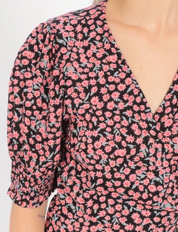 Rochie scurta Pieces, floral, S
