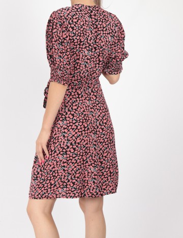 Rochie scurta Pieces, floral, S