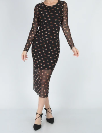 Rochie medie Only, negru, S