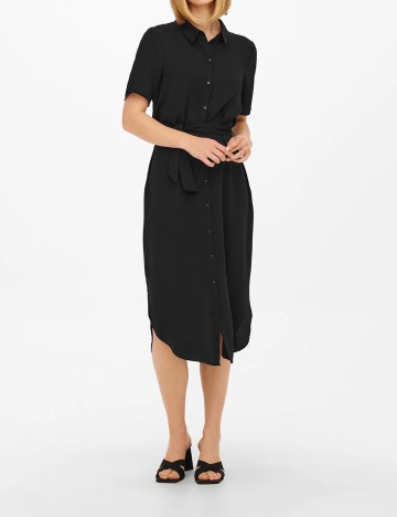Rochie medie Jacqueline de Yong, negru, S