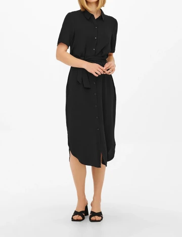 Rochie medie Jacqueline de Yong, negru, S