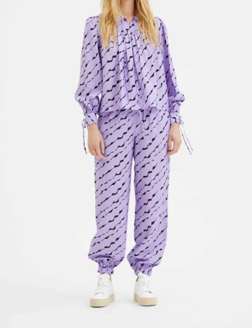 Pantaloni Selected Femme, mov, 40