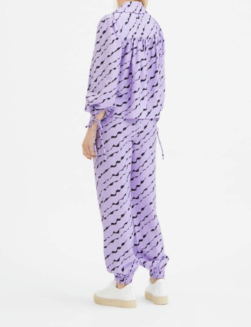 Pantaloni Selected Femme, mov, 40