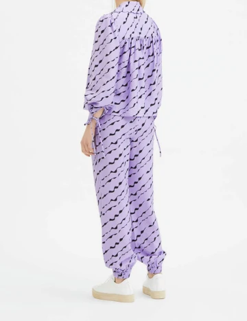 Pantaloni Selected Femme, mov, 40