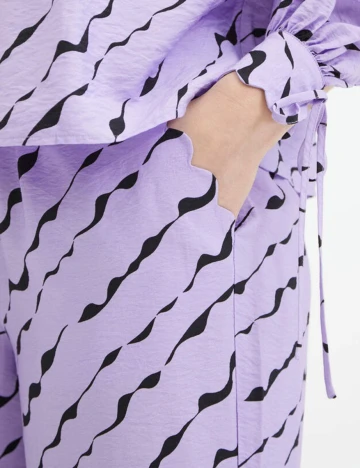 Pantaloni Selected Femme, mov, 40