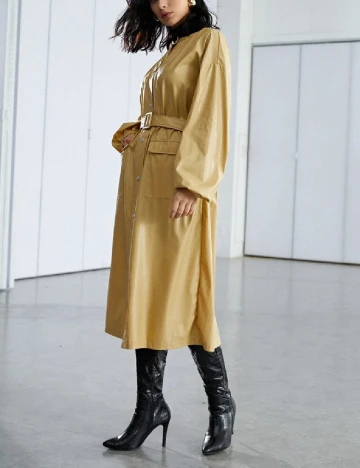 Trench SHEIN, bej, XS