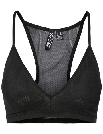 Bustiera Pieces, negru, S