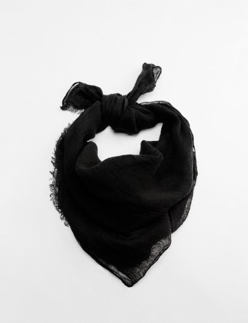 Esarfa Zara, negru, M
