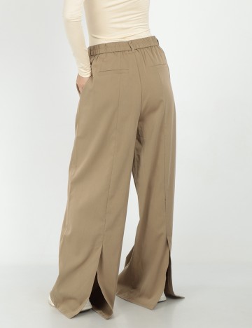 Pantaloni Vila, maro, 38