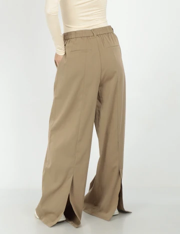 Pantaloni Vila, maro, 38