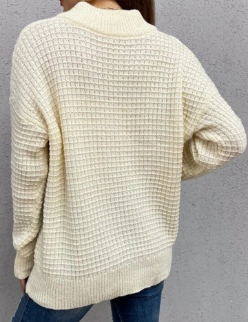 Pulover SHEIN, ecru, M