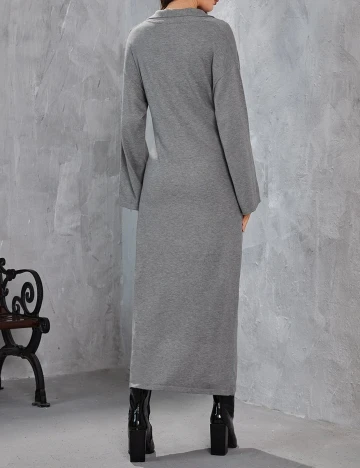 Rochie medie SHEIN, gri, M