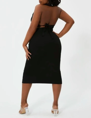 Compleu SHEIN CURVE, negru, 1 XL