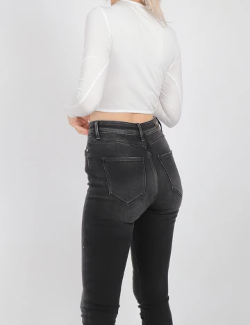 Top SHEIN, alb, S Alb