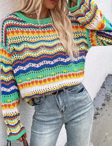 Pulover SHEIN, mix culori, L