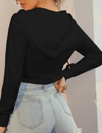 Hanorac SHEIN, negru, L