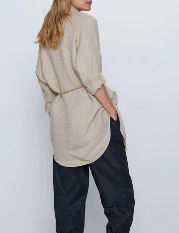 Camasa Zara, bej, XS