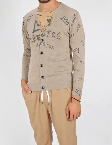 Cardigan SHEIN, maro, S