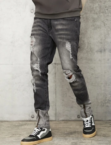 Blugi SHEIN, gri, 34