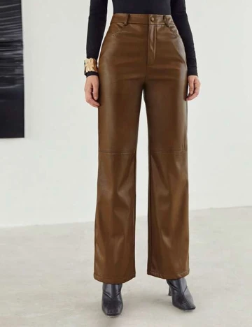 Pantaloni SHEIN, maro